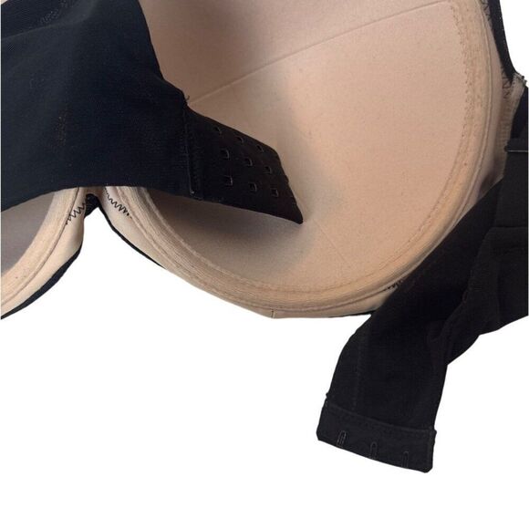 Soma Stunning Support Geo Lace Full Coverage Bra 38DD Black & Beige - Picture 4 of 4